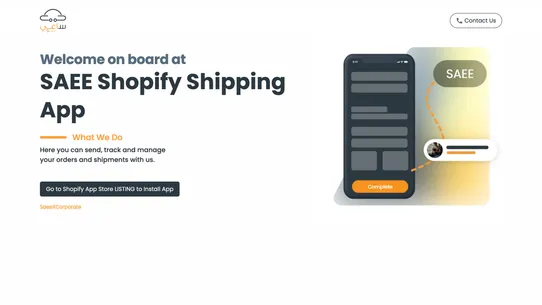 Saee Shipping Method screenshot