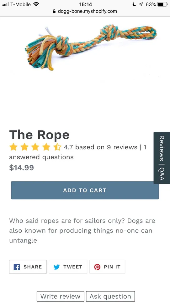 Helpful Product Reviews App screenshot