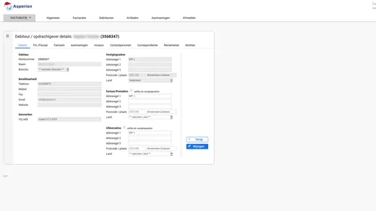 Dutch accountingsystems screenshot