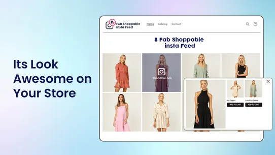 FAB Shoppable Insta Feed screenshot