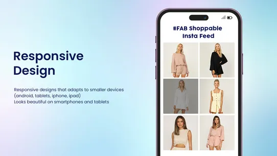 FAB Shoppable Insta Feed screenshot