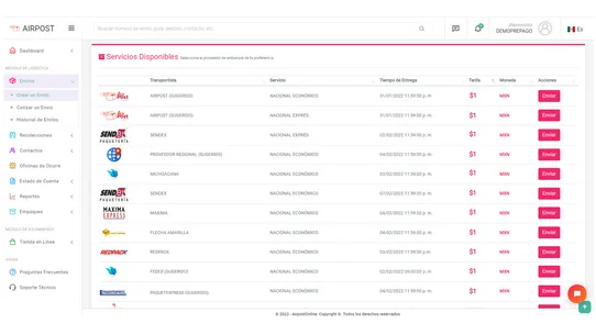 AIRPOST ‑ Shipping Labels screenshot