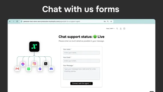 Xena: Live Support Inbox w/ AI screenshot