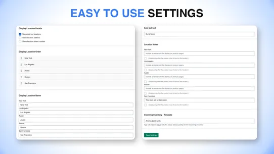 StockSpot‑ Location Stock info screenshot