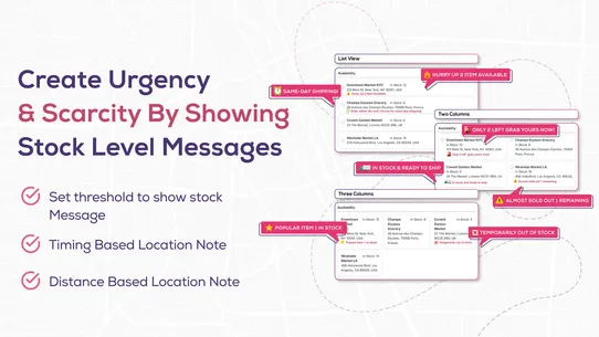Multi Location Stock info screenshot