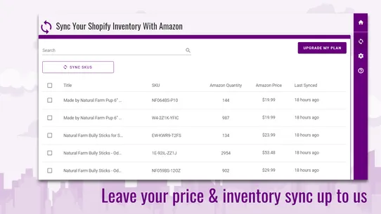 SnapSync: Amazon FBA MCF Sync screenshot