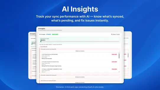 Integrates with Zoho Books screenshot
