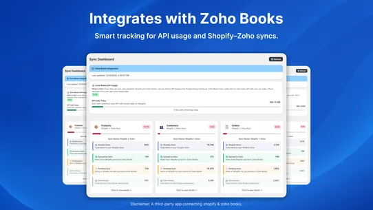Integrates with Zoho Books screenshot