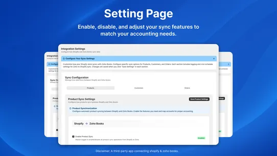 Integrates with Zoho Books screenshot