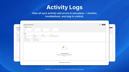 Integrates with Zoho Books screenshot