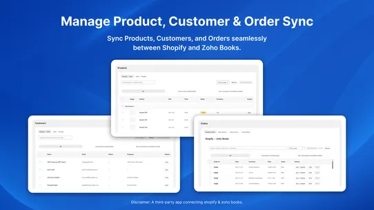 Integrates with Zoho Books screenshot