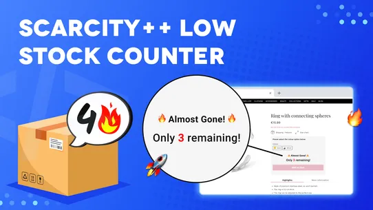 Scarcity++ Low Stock Counter screenshot