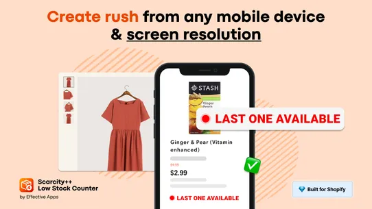 Scarcity++ Low Stock Counter screenshot
