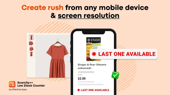 Scarcity++ Low Stock Counter screenshot
