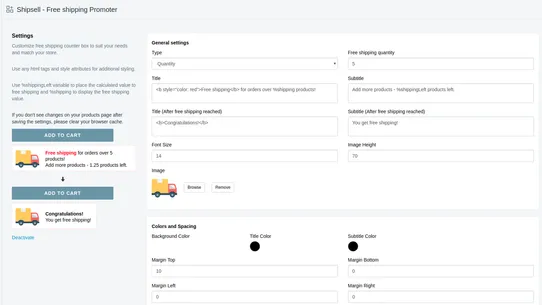 Ship: free shipping calculator screenshot