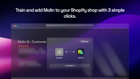 Molin: AI Support + Sales Chat screenshot