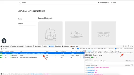 ADCELL Tracking &amp; Remarketing screenshot