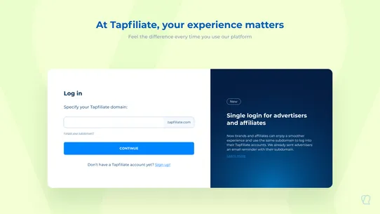 Tapfiliate Affiliate Marketing screenshot