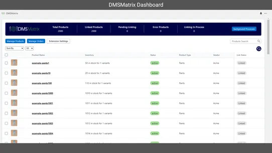 DMSMatrix screenshot