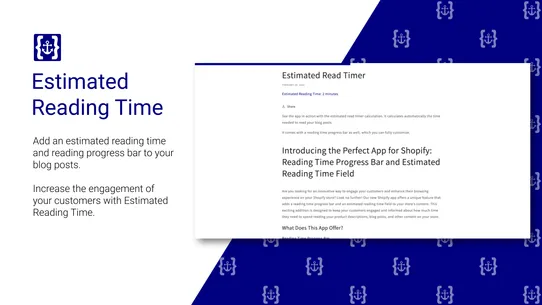 Ahoi Apps: Estimated Read Time screenshot