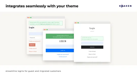 Kraken ‑ Login as a Customer screenshot