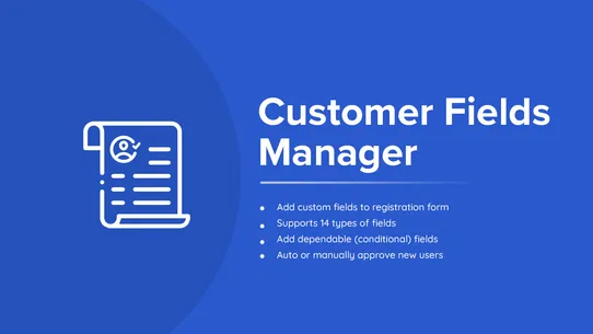 CFM: Customer Fields Manager screenshot