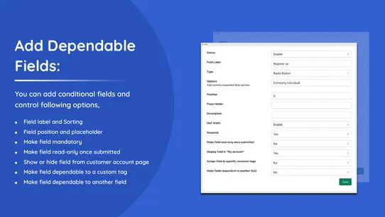 CFM: Customer Fields Manager screenshot