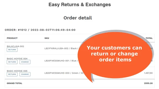 Returnify screenshot