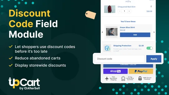 UpCart—Cart Drawer Cart Upsell screenshot