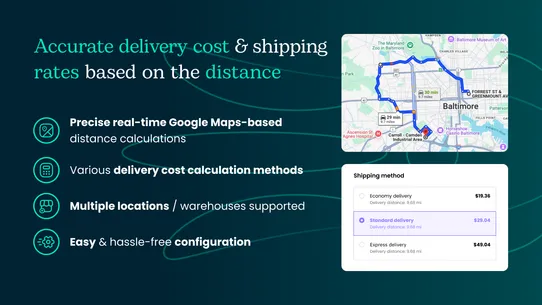 Octolize Distance Based Rates screenshot