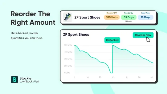 Stockie Low Stock Alert screenshot