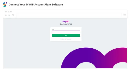 MYOB Sync screenshot