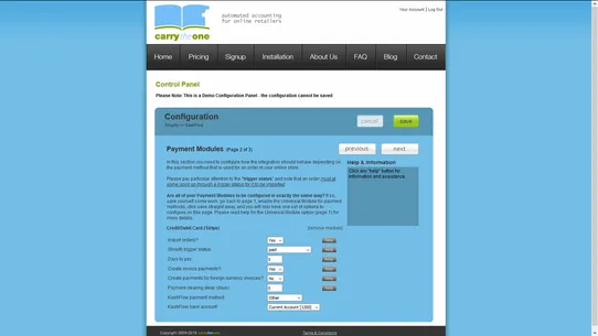 KashFlow Connector by CTO screenshot