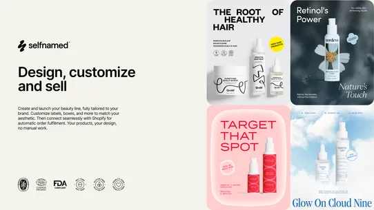 Selfnamed: Cosmetics on demand screenshot