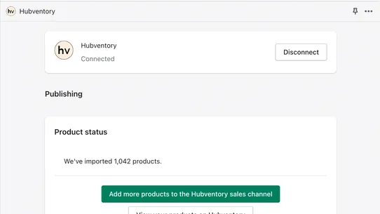 Hubventory screenshot