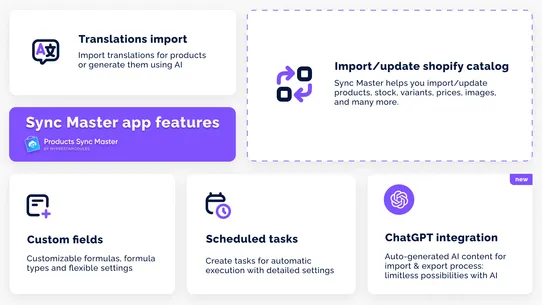 Products Sync Master screenshot