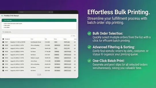 PrintMax ‑ Receipts &amp; invoice screenshot