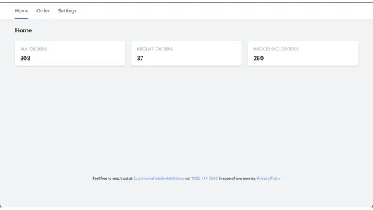 DHL Express India screenshot