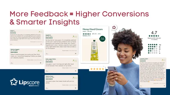Lipscore Product Reviews screenshot