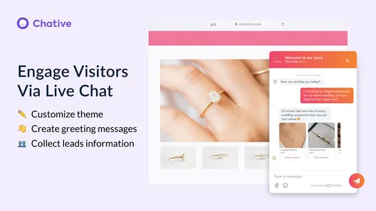 Chative ‑ Live chat &amp; Chatbot screenshot