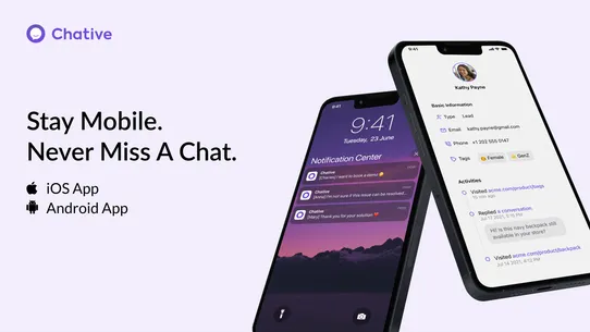 Chative ‑ Live chat &amp; Chatbot screenshot