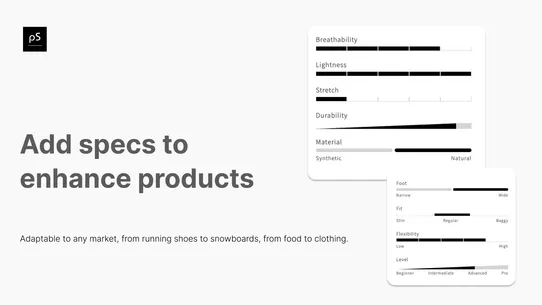 ProdSpecify Product Specs screenshot