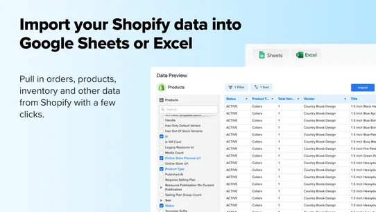 Coefficient ‑ Data Exporter screenshot