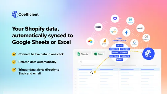 Coefficient ‑ Data Exporter screenshot