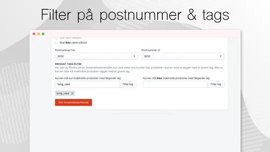 Pakkeshopper screenshot