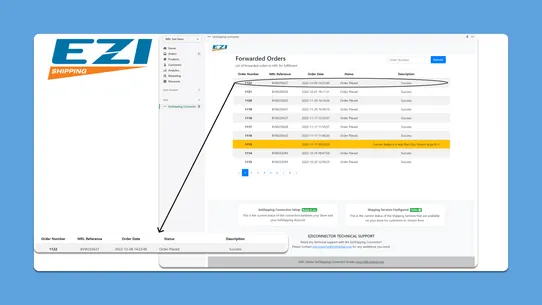 EziShipping Connector screenshot