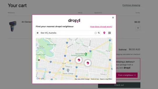 dropd // Click &amp; Collect screenshot