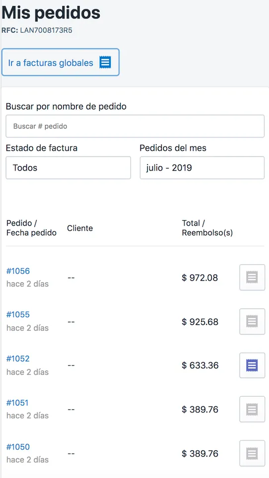 FiscalPOP México screenshot