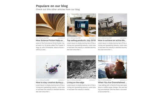 Better Related Blog Posts screenshot