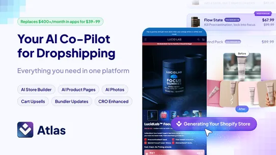 Atlas: AI Store Builder screenshot